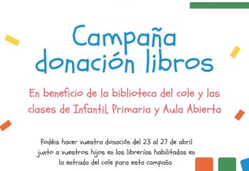 Campaña donación de libros