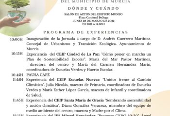 Programa Jornada RED ESCUELAS VERDES2022